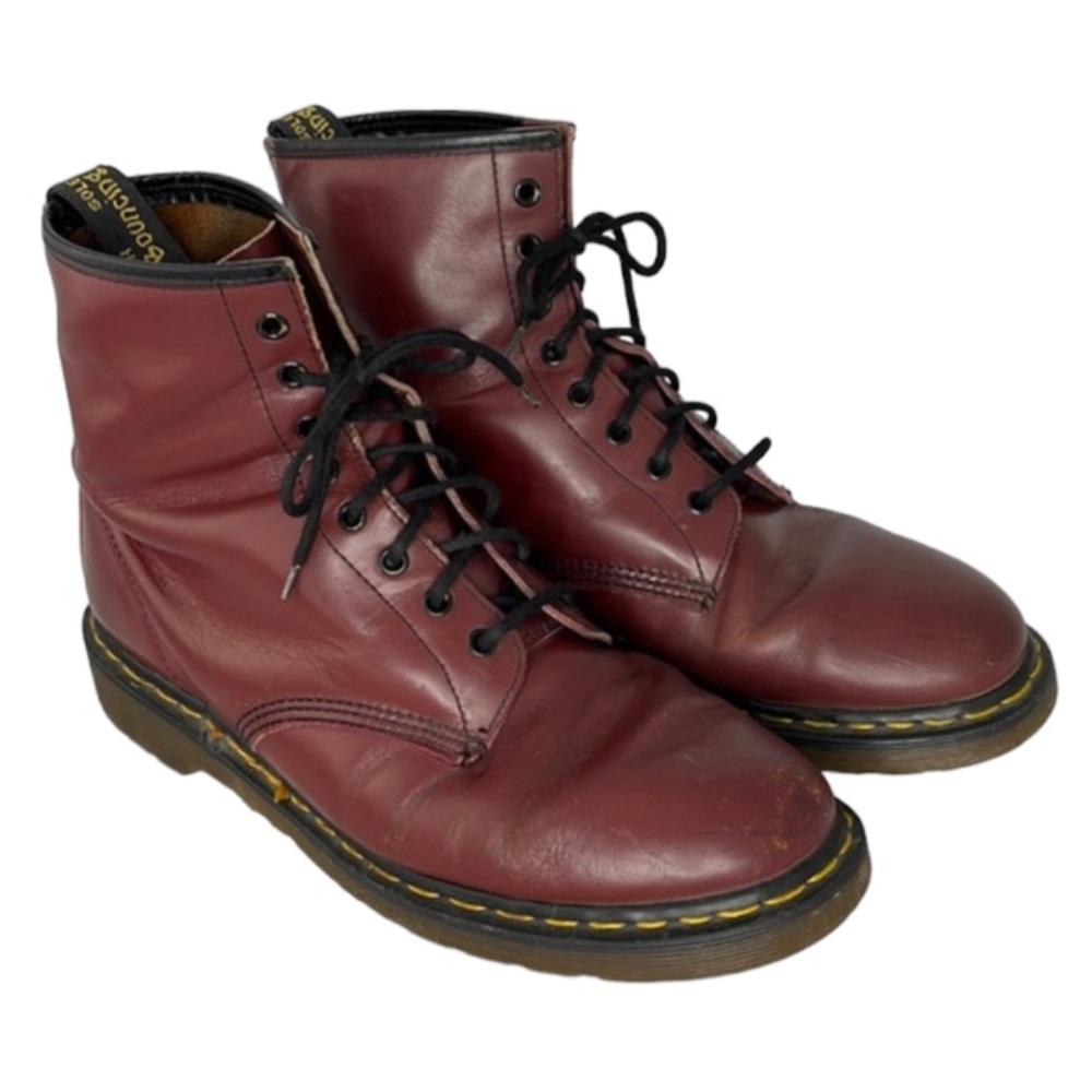Dr. Martens Cherry Red Leather Boots